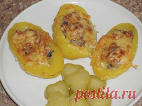 (+1) - Вкуснейший &quot;Жюльен&quot; в картошке - это очень просто и вкусно!!! | Любимые рецепты