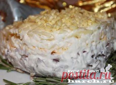 Слоеный салат “Мясо под шубой” | Харч.ру - рецепты для любителей вкусно поесть