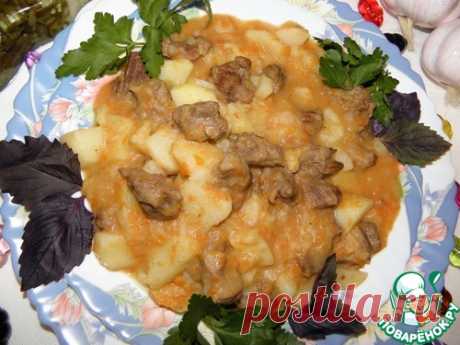 Мясо с картофелем "Как в детстве" - кулинарный рецепт