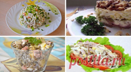 4 вкусных мясных салата