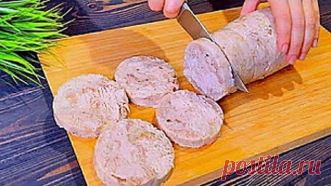 Кладу мясо в бутылку и получаю КОЛБАСУ! ПРОСТО до безобразия! Вкусная Домашняя КОЛБАСА!