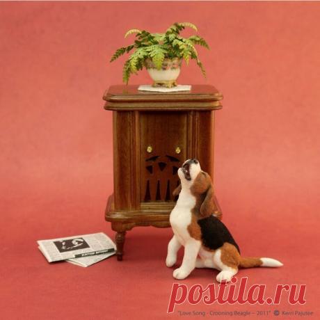 Миниатюрные собачки работы Kerri Pajutee