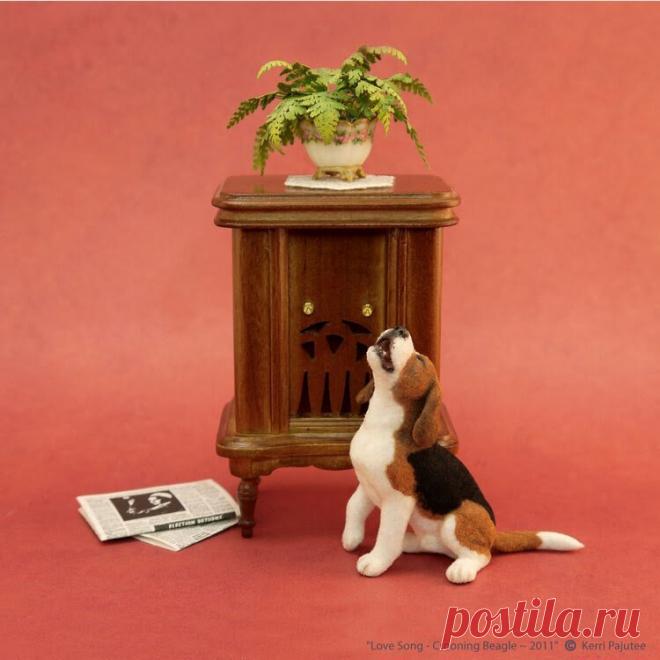 Миниатюрные собачки работы Kerri Pajutee