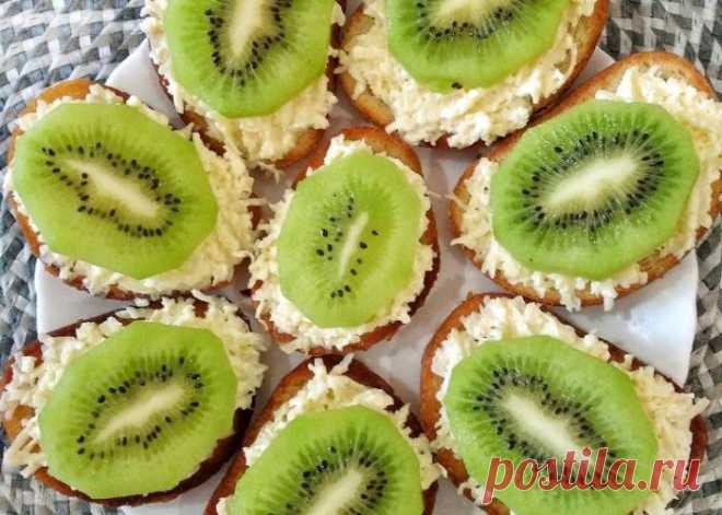 Ореховые бутерброды с киви — Sloosh – кулинарные рецепты
