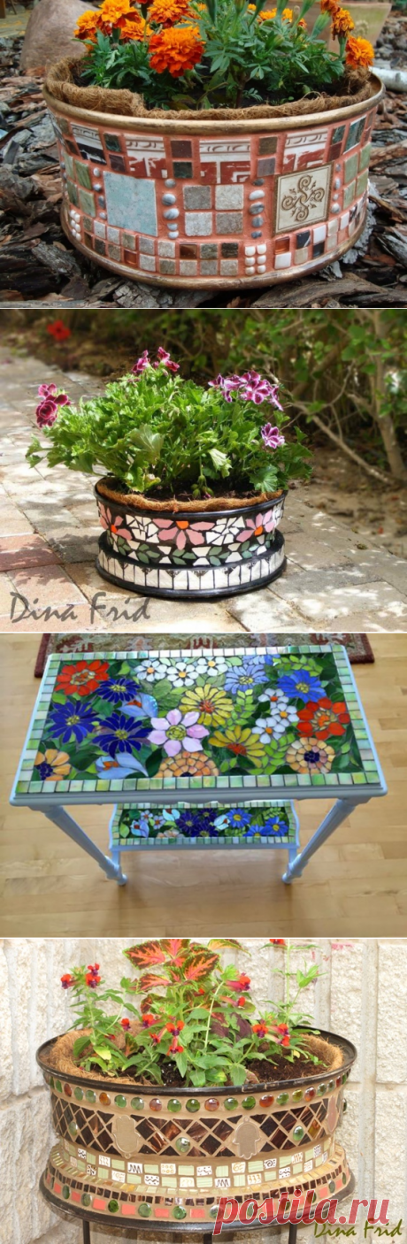 Вазоны для цветов — Сделай сам, идеи для творчества - DIY Ideas