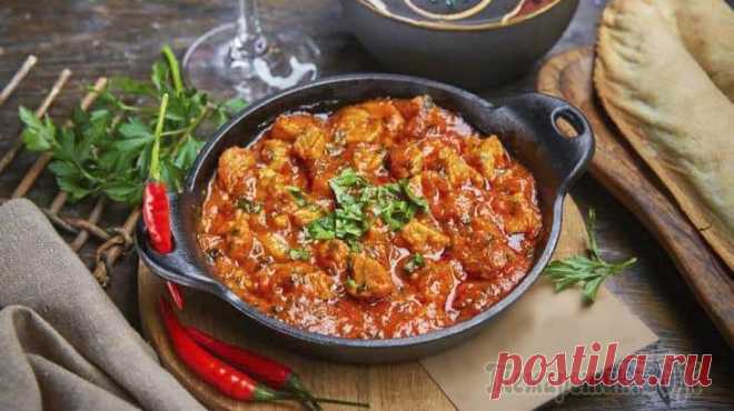 Чашушули из говядины по-грузински