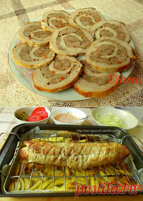 Буженина с мясным фаршем «Праздничная нарезка»