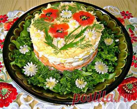 Красивые салаты. Удивляем гостей вкусными и красиво оформленными блюдами - Простые рецепты Овкусе.ру