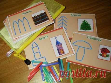 Игра со счетными палочками