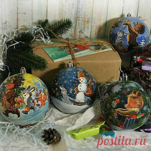 Рисунок с новогодних открыток ссср