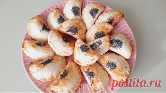 Бездрожжевые творожные булочки с начинкой. Быстрый рецепт выпечки к чаю👌😋