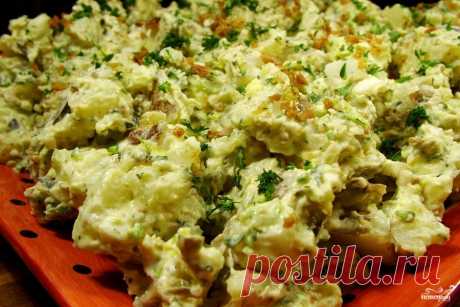 Картофельный салат с беконом - пошаговый кулинарный рецепт с фото на Повар.ру