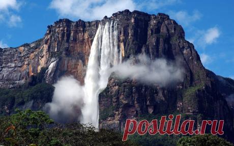 водопад Анхель и гора Рорайма