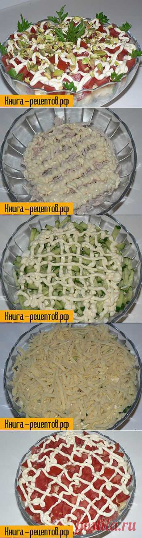 Салат &quot;Золотой розан&quot; - фото рецепт приготовления на recipes-book.ru