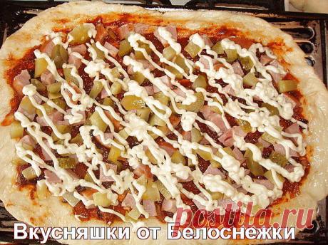 Нежная пицца с двумя супер-начинками! .