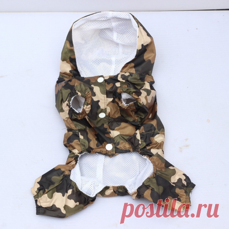 Плащ для собак для средних собак плащ Водонепроницаемый дождевик для небольших плащ для собак с капюшоном Pet комбинезоны поставки купить на AliExpress