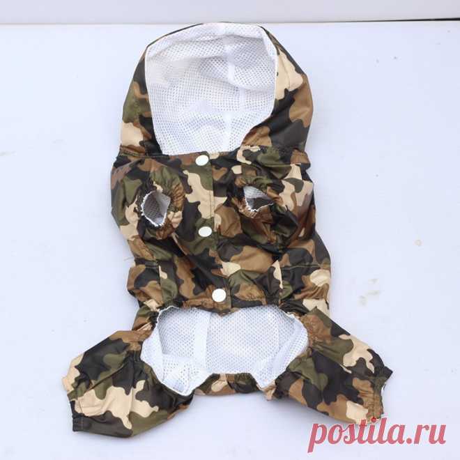 Плащ для собак для средних собак плащ Водонепроницаемый дождевик для небольших плащ для собак с капюшоном Pet комбинезоны поставки купить на AliExpress