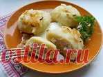 Картофельные галушки с мясом