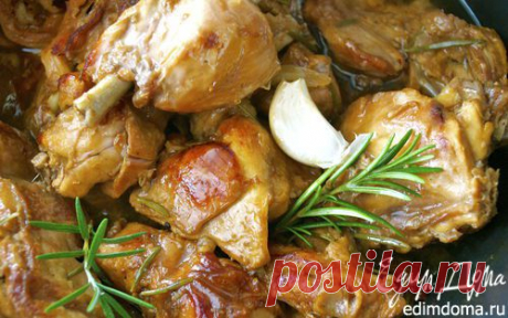 Кролик с розмарином | Кулинарные рецепты от «Едим дома!»