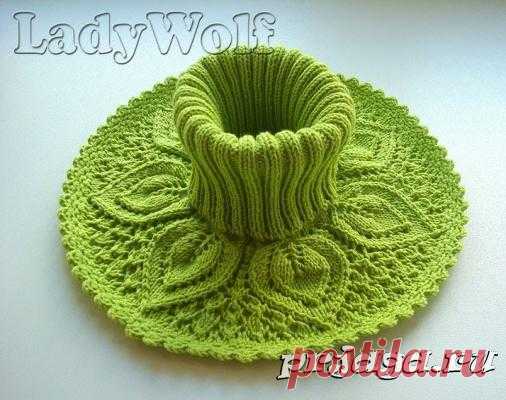 Детская манишка спицами от Lady Worf