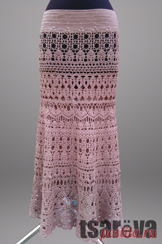 Crochet skirt Mademoiselle. Maxi handmade lace women boho casual or special occasion cotton crochet skirt. Made to order. Free shipping. Crochet skirt Mademoiselle. Maxi handmade lace women boho casual or special occasion cotton crochet skirt. Made to order. Free shipping.  A delicate skirt Mademoiselle is the color of a dusty rose. It is executed in authors design. The silhouette of a mermaid creates a fabulous and romantic mood. In