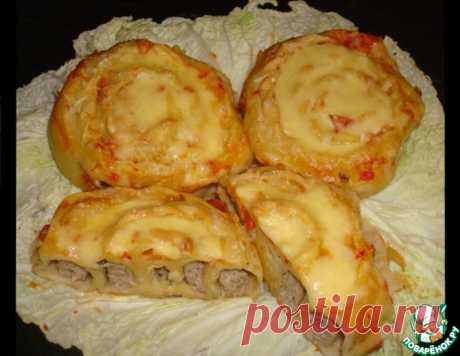 "Улитки" с мясом – кулинарный рецепт