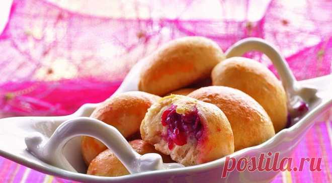Пирожки с калиной, пошаговый рецепт с фото