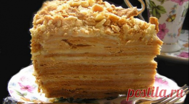Торт Наполеон «мокрый» на Gastronom.ru