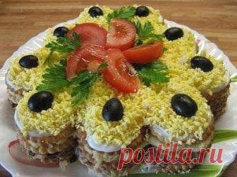 ✿ 6 ОБАЛДЕННЫХ САЛАТОВ! ГОСТИ АХНУТ ОТ ВОСТОРГА ✿
1) Салат мимоза 