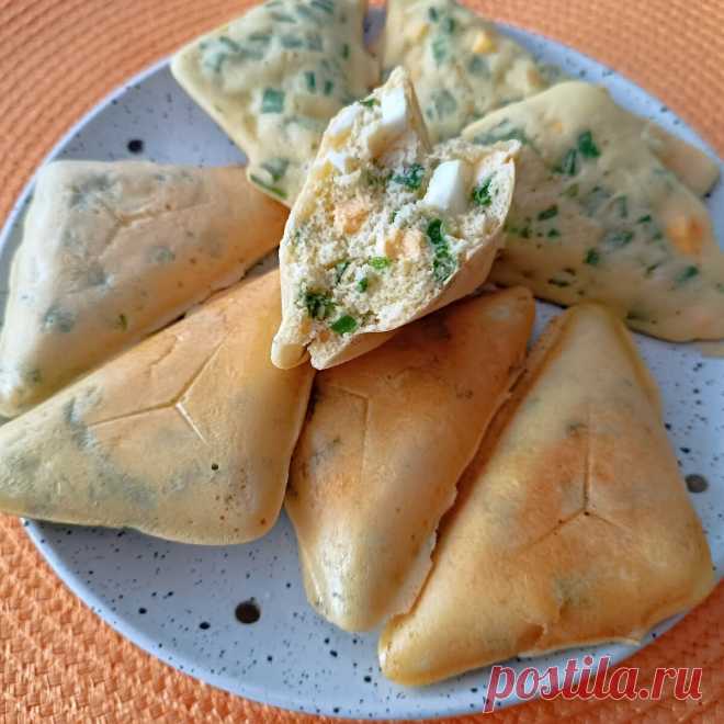 Пшенные пирожки с луком и яйцом. Ждём весну и выгуливаем дополнительную панель к электровафельнице. | Красиво есть не запретишь с NAVIUS | Дзен