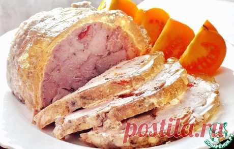 Ветчина свиная с чесноком Кулинарный рецепт