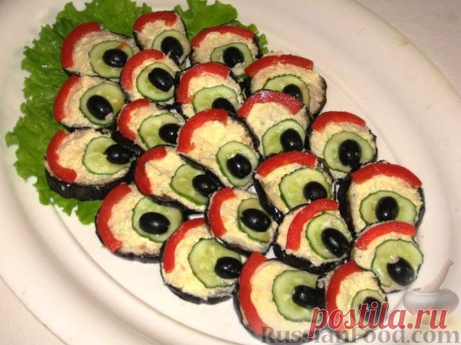 Рецепт: Закуска из баклажанов 