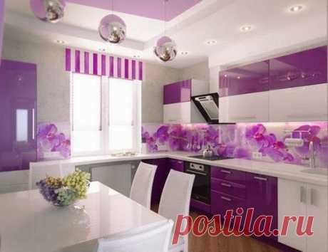 Фиолетовый цвет в интерьере — Роскошь и уют