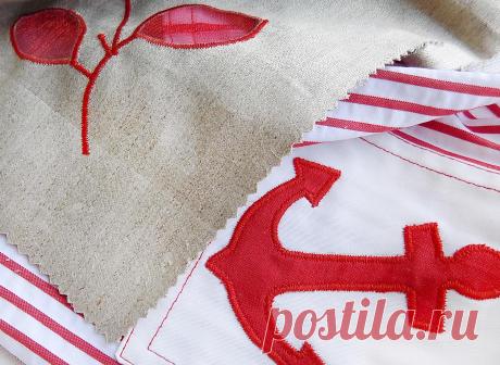 Аппликация на ткани с помощью швейной машины, как сшить своими руками - мастер-класс, фото Аппликация на ткани с помощью швейной машины легко сшить своими руками. Убедитесь сами, Швейный советник поможет.