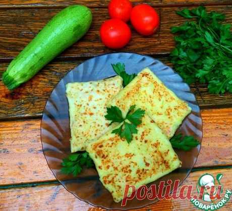 Кабачковые конвертики с сыром и колбасой – кулинарный рецепт