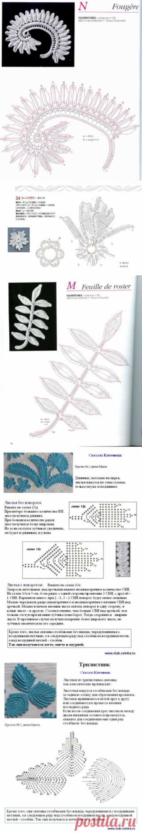 Ирландское кружево (из интернета) / Вязание крючком / Вязаные крючком аксессуары