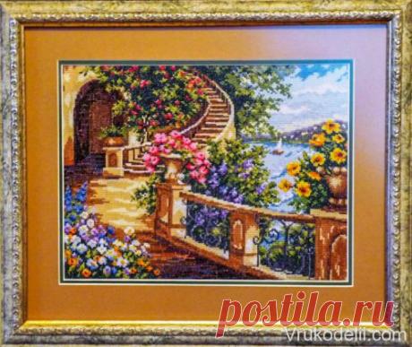 На лазурном берегу / Вышивка крестом / В рукоделии