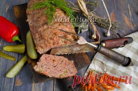 Мясной хлеб как в глобусе, рецепт