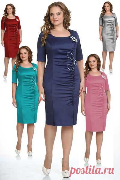 Нарядные платья для полных женщин белорусской компании Andrea Style. Осень-зима 2014-2015 (50 фото) | Платья и сарафаны для полных (5000 фото)