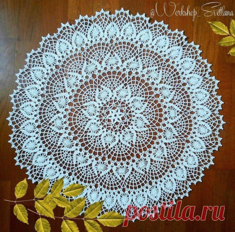 Изумительная салфетка крючком — DIYIdeas