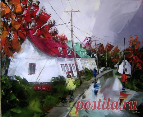 Канадский художник Albini Leblanc. Миниатюры мастихином | Usenkomaxim.ru