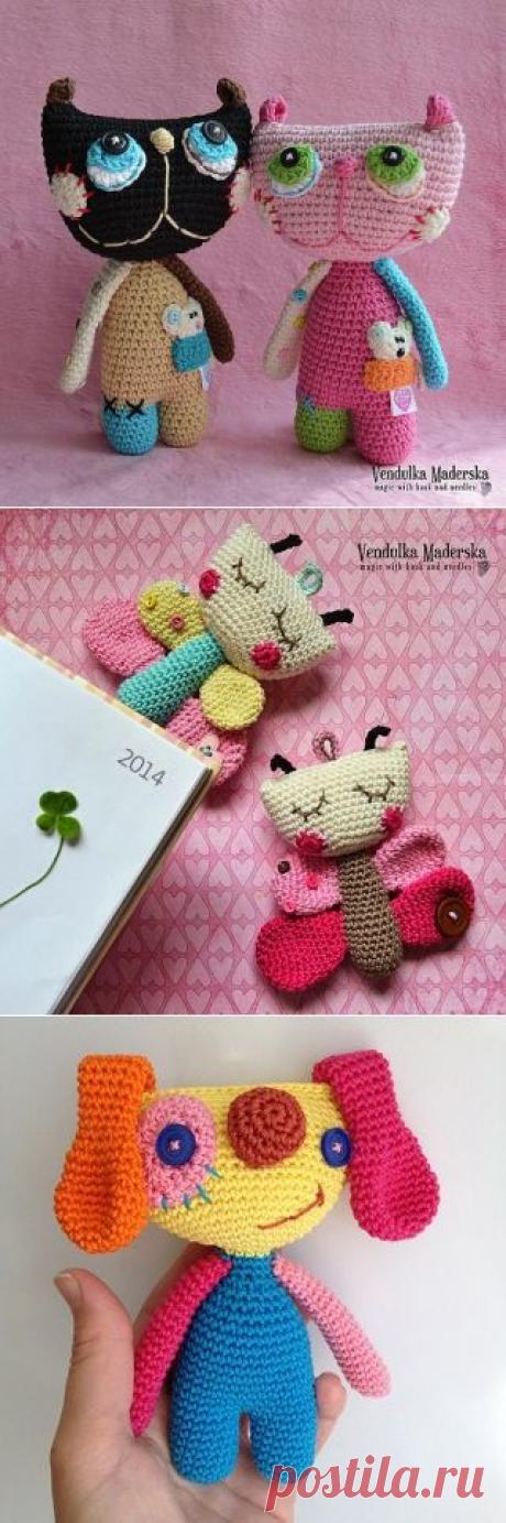 По мотивам изделий рукодельниц Vendulka Maderska, Herriet и др. | РУКАВИЧКА (изделия ручной работы) HandMade