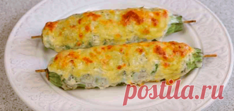 Шашлычки из кабачков и фарша