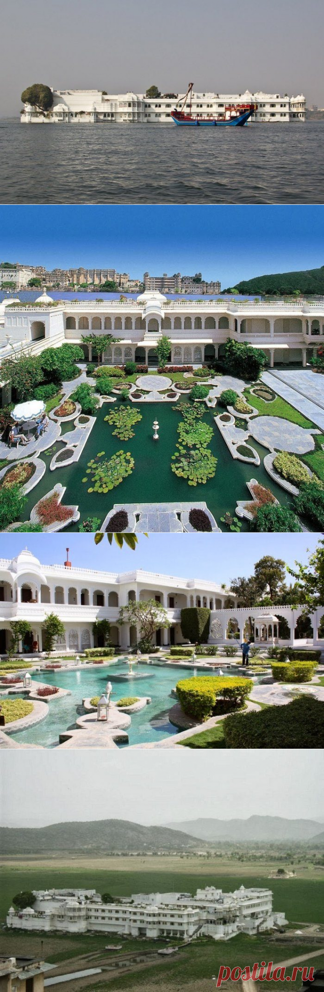 Индийский шедевр: плавающий дворец озера Пичола /