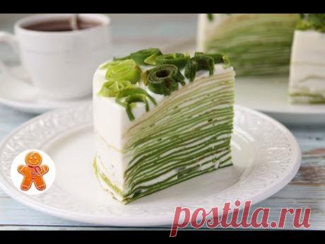 Блинный Торт "Весенний" в Технике Омбре ✧ Ombre Crepe Cake