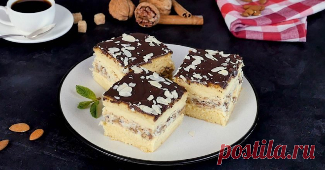Как приготовить многослойные ореховые пирожные - Со Вкусом