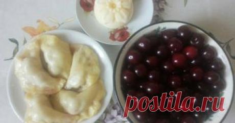 Сочные вареники с вишней - пошаговый рецепт с фото. Вишня созрела! Время вкуснейших вареников на пару!)