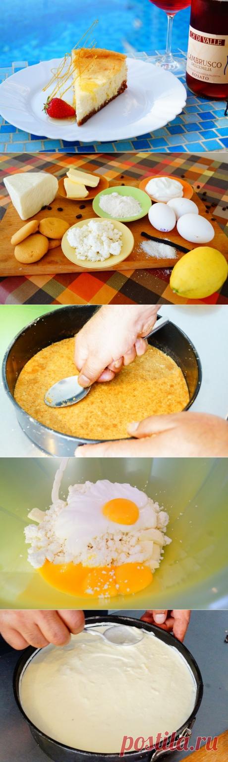 Очень простой и необыкновенно вкусный чизкейк из адыгейского сыра — Вкусные рецепты