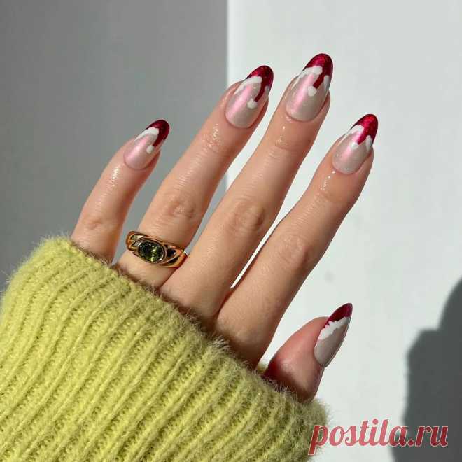 Хромированый зимний маникюр: 16 классных идей для праздника - GlobalFashion