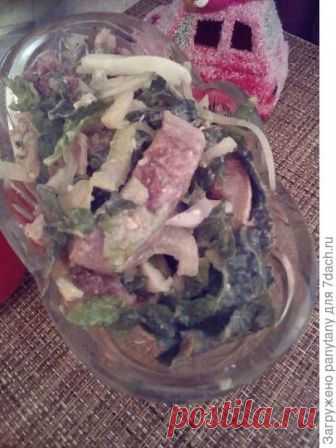 Салат с сельдью 